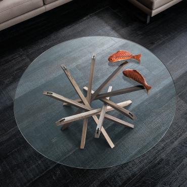 Atari stylish wooden coffee table by Cattelan