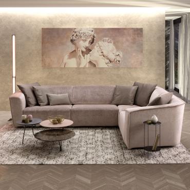 Davos elegant sofa with sliding seats