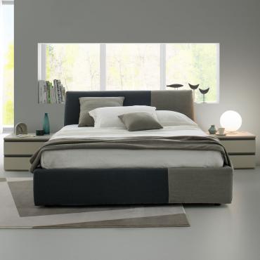 Decor two-coloured storage bed