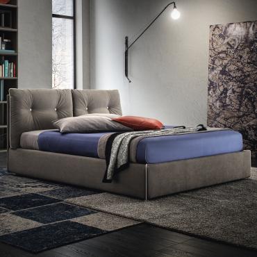 Fennec modern bed with reclining headboard