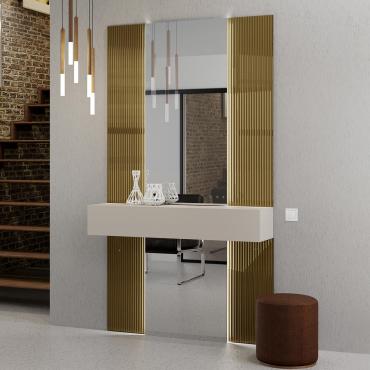Specchio per ingresso con cassetto Millenium