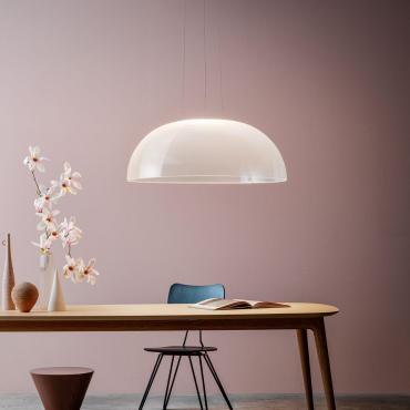 Demì dome-shaped pendant lamp 