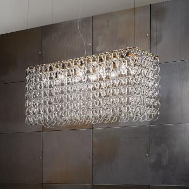 Sablier Modern Glass Pendant Chandelier by Cattelan Italia - MIG Furniture