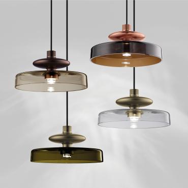 Lampada moderna in stile industriale Tread di Vistosi