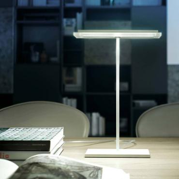 Dublight white LED desk lamp