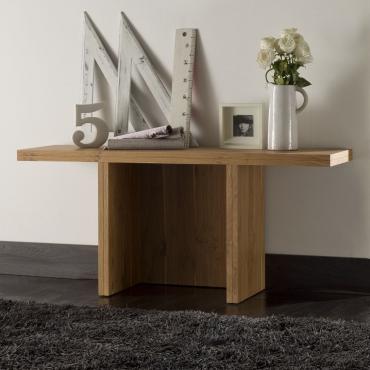 Bolt wooden console with extendable depth perfect as dining table or writing desk