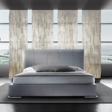 Perseo bed is available in a wide range of colours and covers