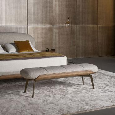 Modern footboard bench for bedrooms Olos by Bonaldo