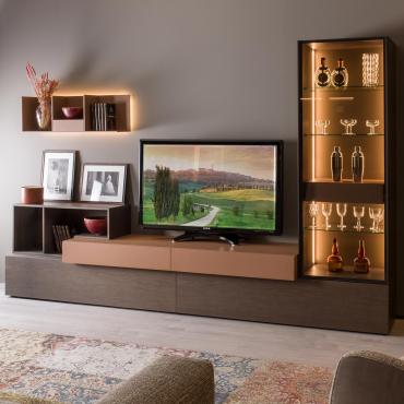 Wall Unit Systems Living Room Furniture Sets DIOTTI.COM