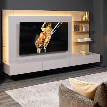 Storage wall with TV stand Replay 09