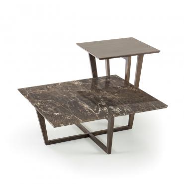 Grant coffee table in Emperador marble.