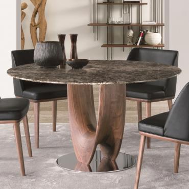 Axis classic sculptural base living room table