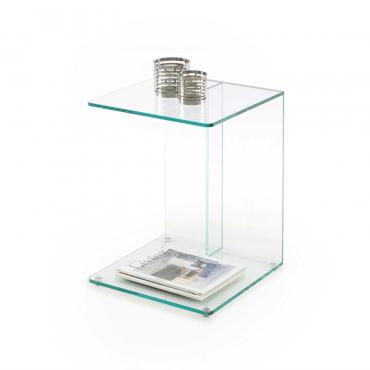 Multiglass glass end table 