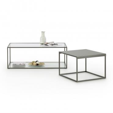 Coby thin metal coffee table