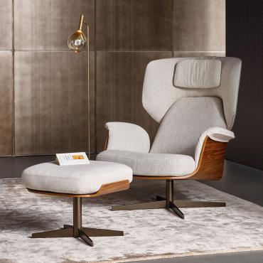 Olos Bergère modern reading armchair by Bonaldo