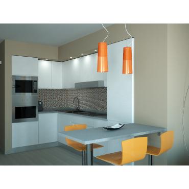 Proyecto 3D Open Space - render zona cucina