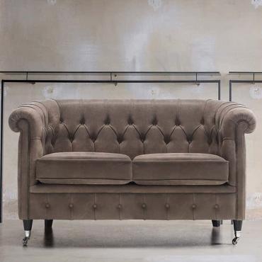 Isadora tufted 2-seater sofa