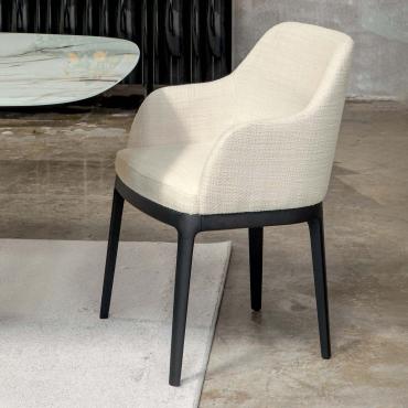 Cleo modern leather armchair