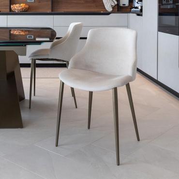 Count upholstered chair with armrests