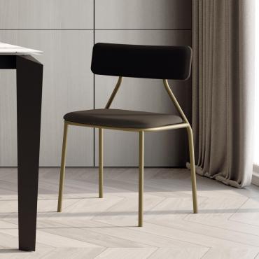 Hazel upholstered kitchen chair