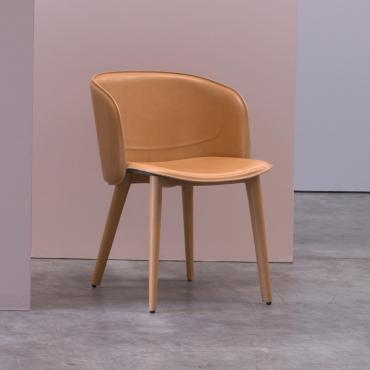 Real belting leather chair Kamet