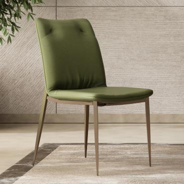 Bell upholstered design chair