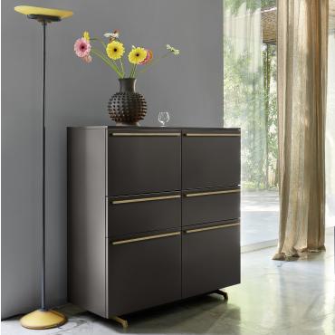 Fly modern cupboard in glossy lacquer