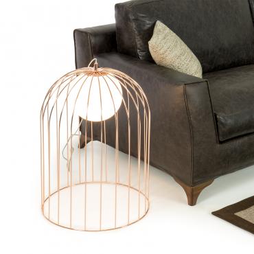 Jengo designer copper lamp.
