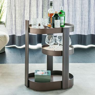 Tonic lounge bar trolley by Cattelan