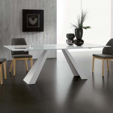 Desire glass design extending table
