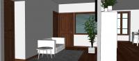Office 3D Design - view of the waiting room
