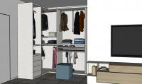 3D Bedroom Project - walk-in-closet 