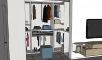 3D Bedroom Project - walk-in-closet 