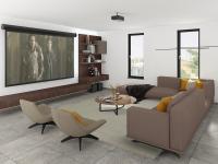 Living room 3D model - render image