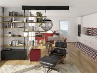Living/Sitting Room 3D Design Project - render