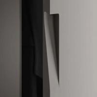 Detail of the integrated handle with ergonomic shape for a modern and contemporary look