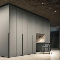 Mind lacquered wardrobe with 3D handles