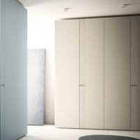 Slice is a hinged wardrobe with decorative band available with up to 6 doors