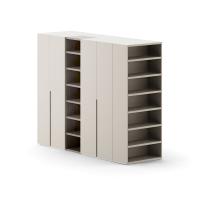 Shelving unit for hinged wardrobes available in 3 different heights