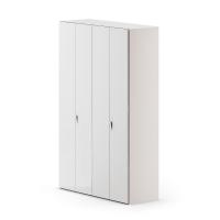 Space saving hinged wardrobe with handles Focus in the version with 4 doors
