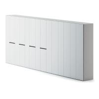 Focus modern wardrobe with right doors coming with horizontal Katy T handle