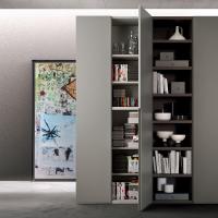Midley is a convenient wardrobe with hinged doors features a wide selection of internal equipment