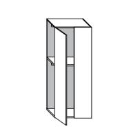End element with fixed door for Wide wardrobes with hinged doors