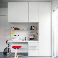 Wide wall unit is highly customisable for measurements and finishes
