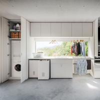 With Wide elements it is possible to furnish practical modern laundry rooms