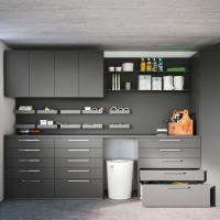 Wide wall unit with soft closing system