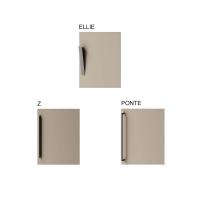 Wide hinged door bathroom wall unit - available handle models