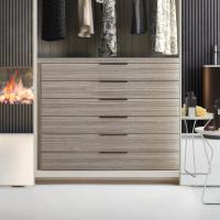 Player wardrobe interior fittings - chest of drawers with 6 shelves with matching fronts