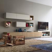 Plan living room cabinet in Canvas Fashion Wood finish