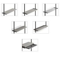 Linear shelf, shoe rack and pull-out trouser rack - Models
